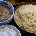 肉つけ麺680円（小ライス+大盛り　無料）