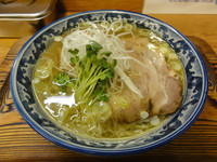 「塩ラーメン（細麺）」@軍鶏ラーメン美幸の写真