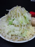 「ラーメン大盛750円、豚100円、玉ネギ80円、味玉80円」@ハングリーピッグの写真