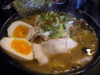 「濃厚味噌味玉麺　850円」@森麺蔵の写真