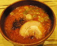 「山出汁ラーメン（味噌）　６００円」@框家の写真