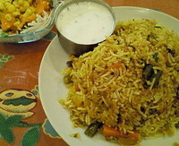 「(金曜日限定)ハイデラバードダムビリヤニ 950円」@ヴェジハーブサーガの写真