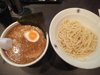 「つけめん青700円＆薬味・めんま多め700円→300円」@こってりらーめん誉 新松戸店の写真