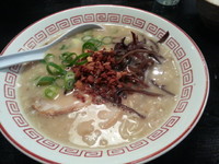 「ガーリック濃豚（細めん）　７００円」@濃厚豚骨 NOTO﻿И ノートンの写真