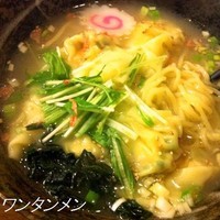 「ワンタンメン（ラーメン チャーハンセット）780円」@中国料理 金源 神立店の写真