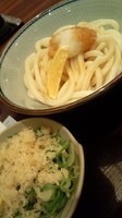 「生醤油うどん(冷･並)330円」@讃岐製麺 麦まる 八重洲地下街南口店の写真