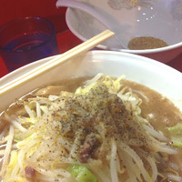 「小ラーメン➕魚粉(アブラ、タマネギ)」@麺屋 桐龍の写真