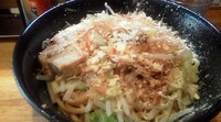 「まぜそば(醤油)＋粉チーズ(クーポン)」@麺屋 かまたの写真
