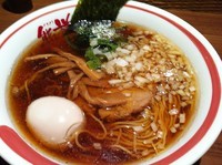 「らーめん/味玉（550円/100円）」@熊祥の写真