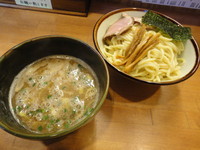 「つけ麺　濃厚鶏豚　中盛り(８００円)」@麺屋 清水の写真