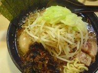 「司塩らーめん（こってり、のり＋高菜）」@らーめん 司の写真