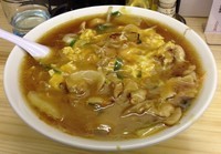 「スタミナラーメン＋ライス(750円＋200円)」@らーめん・餃子 自由軒の写真