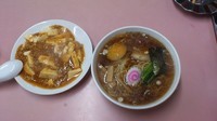 「ラ-メン+半麻婆丼」@味楽の写真