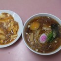 ラ-メン+半麻婆丼