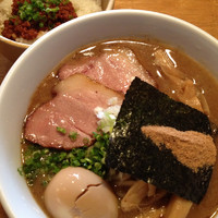 「真空そば700、辛にくめし100」@喜元門 水戸笠原店の写真