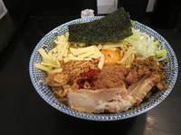 「カレーまぜそば特盛、チーズ２枚　1,000円」@狼煙 〜NOROSHI〜の写真