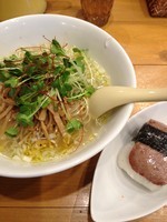 「塩SOBAｽﾊﾟﾑｾｯﾄ￥９３０」@麺屋 Hulu-luの写真