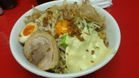 「汁なし中盛りスライスチーズ850円」@びんびん豚の写真