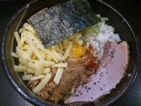 「カレーまぜそば￥750＋チーズ￥50＋チーズ￥50＝￥850」@狼煙 〜NOROSHI〜の写真