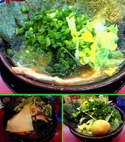 「ラーメン￥640＋小ネギ￥60＋白菜￥20+海苔\60」@環2家の写真