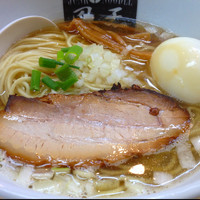 「煮干そば（白醤油）730円＋和え玉150円」@煮干中華ソバ イチカワの写真