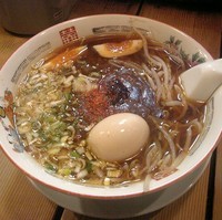 「カレーらーめん(限定)＋玉子」@支那そば屋 蘭丸の写真