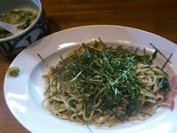 「アキラ式パスタ パート2！ ポパイ（和風） ￥780」@ラーメンアキラの写真