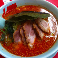 「辛味噌チャーシュー（大辛）」@ラーメン山岡家 牛久店の写真