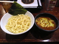 「カレーつけめん」@つけめん あびすけ 元住吉店の写真