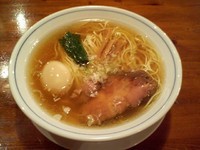 「味玉しおそば800円」@麺や食堂 本店の写真