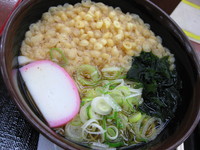 「たぬきうどん￥５５０」@東北自動車道 佐野SA 上りスナックコーナーの写真