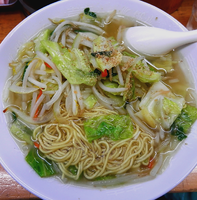 「（七福）白（醤油）タンメン（800円）」@昭和歌謡ショーの写真