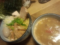 「航つけ麺（全部入り）大盛」@麺や わたるの写真