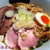 「海老まぜそば（塩） 720円」@喜元門 つくば東光台店の写真