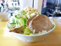 「野菜豚そば　　大盛り」@中華そば 秀の写真