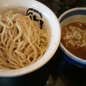 三種の地鶏の鶏煮干しつけ麺(大盛)￥750