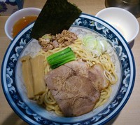「3号油そば + 麺大盛 + 牛すじ丼」@ラーメン 雷鳥の写真