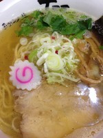 「煮干塩ラーメン ７８０円」@ラーメン人生 JET 福島本店の写真