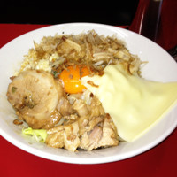 「汁なし（並）¥700＋スライスチーズ¥50」@びんびん豚の写真