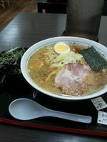 「こってりらーめん750円＋のり80円」@上野大勝軒 甲の写真