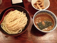 「つけめん（中300g）+メンマ（150円）」@つけ麺専門店 三田製麺所 赤坂見附店の写真