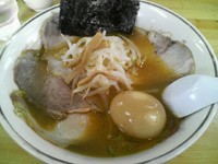 「寝かせにんにく玉子ハルピンチャーシューメン1150円」@ハルピンラーメン 本店の写真