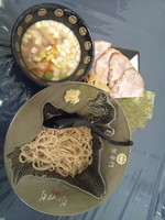 「渡り蟹の味噌つけ麺(あつもり)＋スペシャル」@蟹専門 けいすけ 北の章の写真