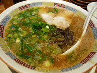 「醤油豚骨」@博多ラーメン こちゃ麺亭 南草津店の写真