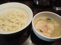 「特☆鶏白湯　中盛り　つけめん」@円熟屋 長塚店の写真