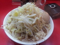 「ミニラーメン６００円（ヤサイちょい増し・ニンニク・タマネギ）」@麺屋 桐龍の写真