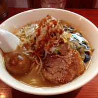 「さく味噌ラーメン+八丁味噌味玉」@麺処 しの助の写真