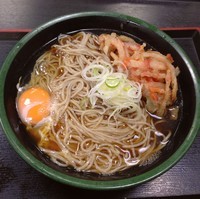 「朝そば（玉子）温（￥290）＋そば大盛（クーポン）」@ゆで太郎 南青山一丁目店の写真