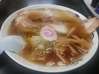 「醤油チャーシュー半面盛(800円)+まぜ飯」@食堂 はせ川の写真