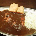 オムレツカレー クリームコロッケのせ